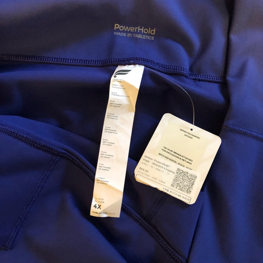 Indigo Define High-Waisted Leggings